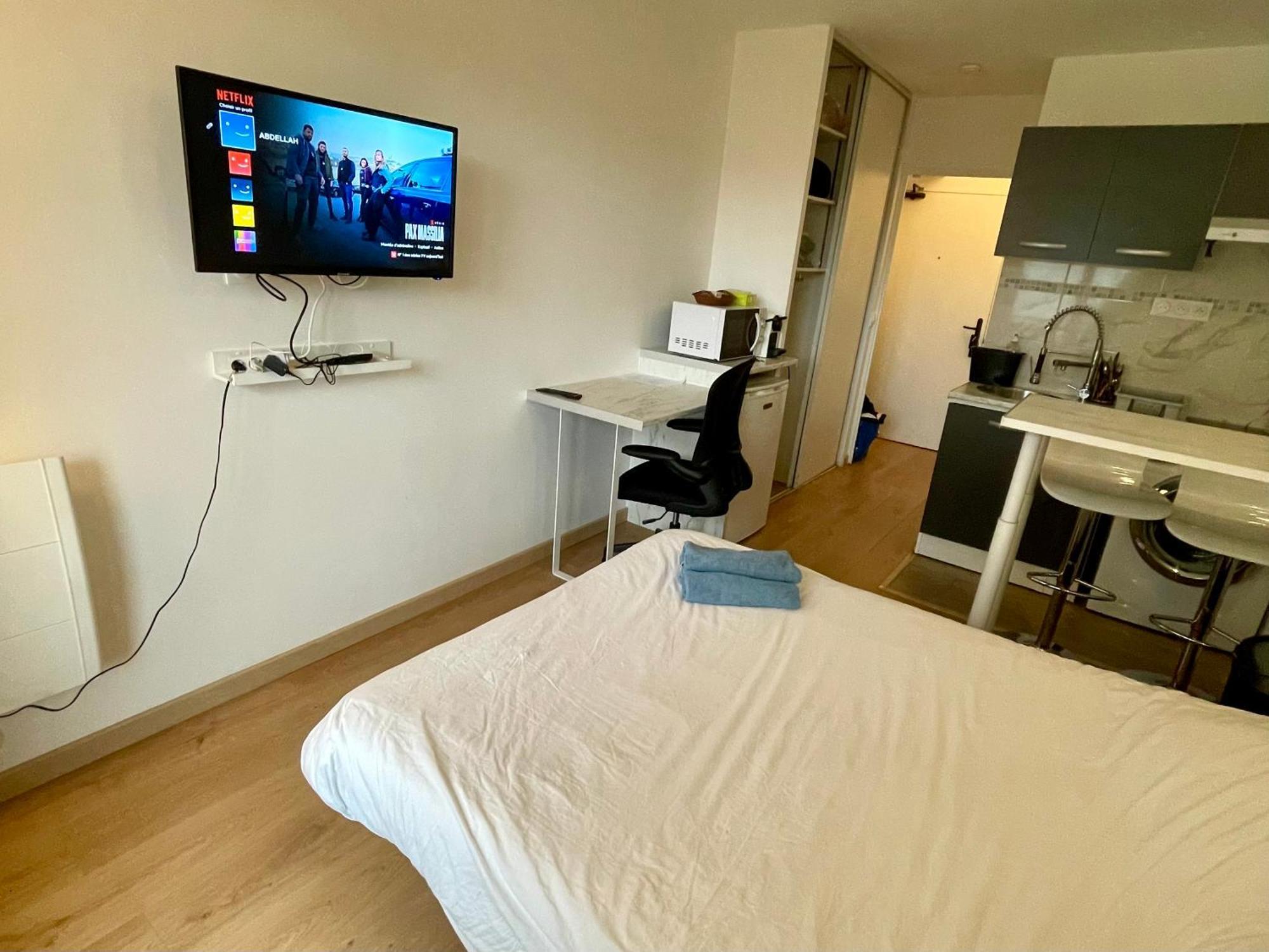 Appartement Exclusive Private By Warilco - Pleyel 25 M2 - A 1 Minute De La Station Metro Carrefour Pleyel Saint-Denis (Seine-Saint-Denis)